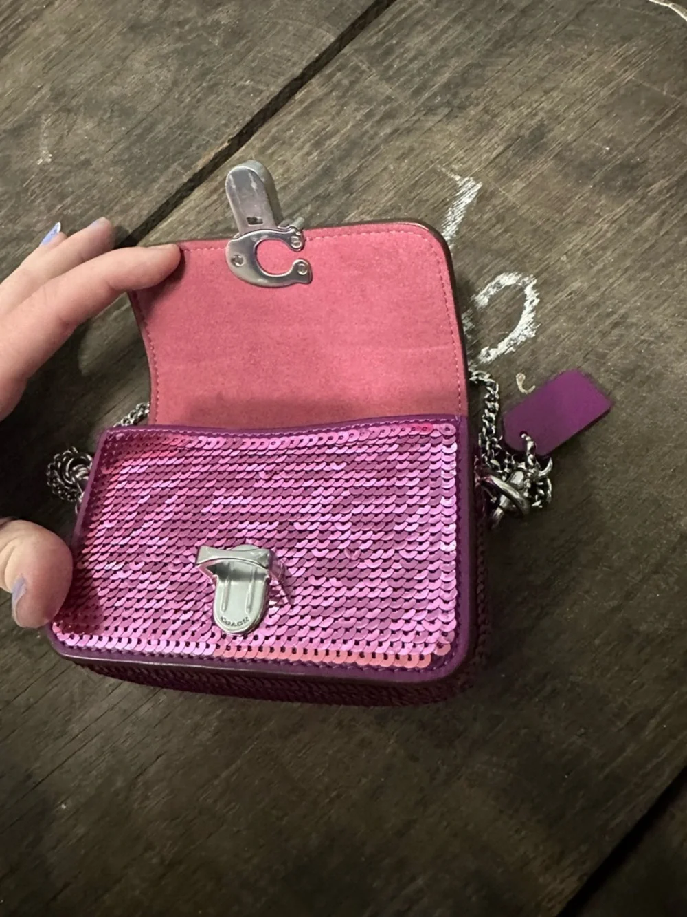 Coach mini shoulder
